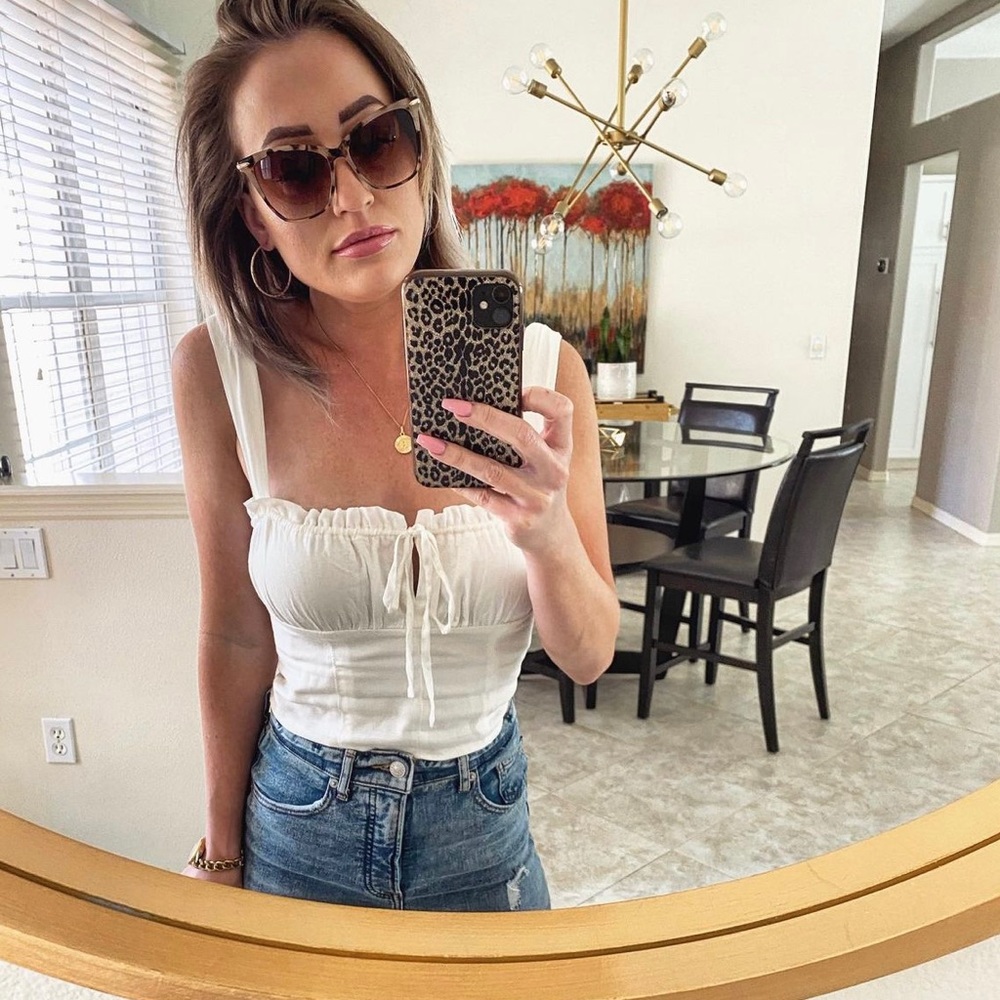 Urban Outfitters peasant tank
